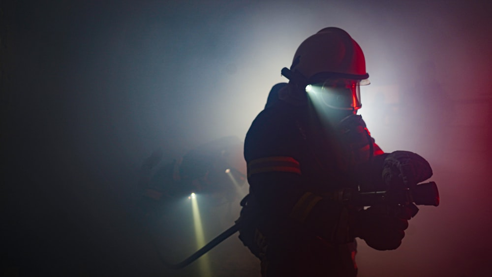  a firefighter on duty